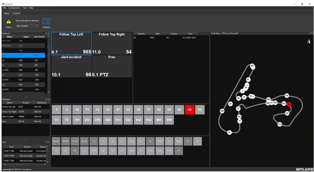 X2 Race Control CCTV add-on