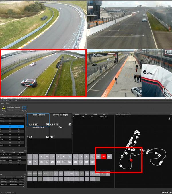 Software Cx Racetrack X2 Race Control Manager Software CCTV add on – TMS Products