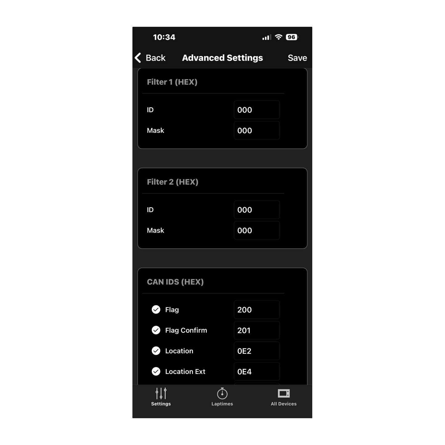 T DASH app